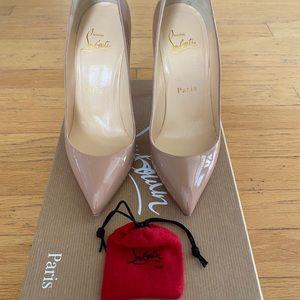 Authentic Christian Louboutin Pigalle in beige